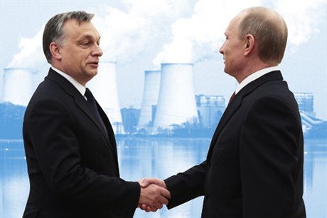 Viktor Orbán a Vladimir Putin se kvli jaderné energetice seli na konci ledna v Moskv.