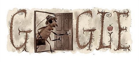 Kafkovo výroí vzpomnl i vyhledáva Google ve svém doodlu.