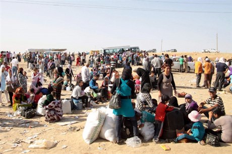 Z úrodného severního pásu Sýrie bylo od roku 2011 doasn nebo trvale vysídleno skoro 40 procent obyvatel. Nkteí z nich odeli do autonomního kurdského regionu v severním Iráku.