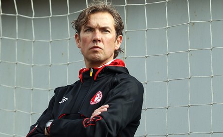 Trenér Slavie Alex Pastoor.