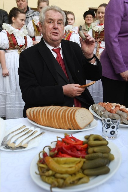 Milo Zeman na návtve Olomouckého kraje