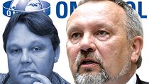 Předseda poslaneckého klubu komunistů Pavel Kováčik (vpravo) a jeho asistent Josef Piga. Předseda poslaneckého klubu komunistů Pavel Kováčik (vpravo) a jeho asistent Josef Piga.