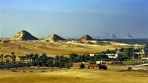 Naleziště v egyptském Abúsíru. Naleziště v egyptském Abúsíru.