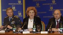 Vlasta Parkanová was defense minister for part of the period in which the suspect tenders were held; her then deputy, Martin Barták (right), figures in the Tatra and Iveco cases Vlasta Parkanová was defense minister for part of the period in which the suspect tenders were held; her then deputy, Martin Barták (right), figures in the Tatra and Iveco cases
