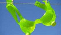 Richterová has been sculpting the widely available PET bottles into ‘PET-ART’ since 2004 Richterová has been sculpting the widely available PET bottles into ‘PET-ART’ since 2004