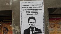 Kdyby byl plakát vylepen na placené ploše, hledali bychom někde pod obrázkem logo známé firmy. Kdyby byl plakát vylepen na placené ploše, hledali bychom někde pod obrázkem logo známé firmy.