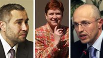 V čele komory by se rádi viděli tři bývalí náměstci ministra financí, kteří měli na starost daně - (zleva) Michal Frankl, Dana Trezziová a Peter Chrenko. V čele komory by se rádi viděli tři bývalí náměstci ministra financí, kteří měli na starost daně - (zleva) Michal Frankl, Dana Trezziová a Peter Chrenko.