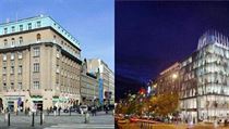 Before and after? Some 8,000 people have signed on to an Internet petition to prevent the demolition of the circa 1880 building on Prague’s famous square Before and after? Some 8,000 people have signed on to an Internet petition to prevent the demolition of the circa 1880 building on Prague’s famous square