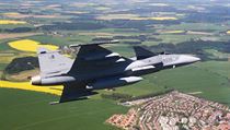 The Gripen Jas 39 in flight The Gripen Jas 39 in flight