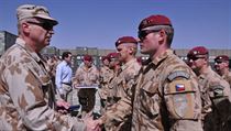 Chief of Staff of the Czech military, General Vlastimil Picek, with Czech troops in Logar province, Afghanistan Chief of Staff of the Czech military, General Vlastimil Picek, with Czech troops in Logar province, Afghanistan