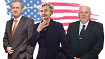 Američtí diplomaté si pozvali na slovíčko šéfa Nejvyššího správního soudu Josefa Baxu (vlevo), předsedkyni Nejvyššího soudu Ivu Brožovou a předsedu Ústavního soudu Pavla Rychetského. Američtí diplomaté si pozvali na slovíčko šéfa Nejvyššího správního soudu Josefa Baxu (vlevo), předsedkyni Nejvyššího soudu Ivu Brožovou a předsedu Ústavního soudu Pavla Rychetského.