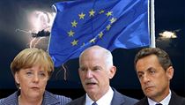 Středeční telekonference řeckého premiéra Jorgose Papandrea s německou kancléřkou Angelou Merkelovou a francouzským prezidentem Nicolasem Sarkozym nic nového nepřinesla – jen stará dogmata, omšelé sliby a vážná varování. Středeční telekonference řeckého premiéra Jorgose Papandrea s německou kancléřkou Angelou Merkelovou a francouzským prezidentem Nicolasem Sarkozym nic nového nepřinesla – jen stará dogmata, omšelé sliby a vážná varování.