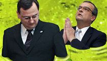 Když padne ekotendr, korupce zapláče. Je však tato vláda schopná nalézt normální způsob sanací, aby pánové Nečas a Kalousek nezapadli až po krk? Když padne ekotendr, korupce zapláče. Je však tato vláda schopná nalézt normální způsob sanací, aby pánové Nečas a Kalousek nezapadli až po krk?