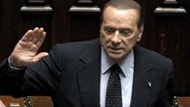 Silvio Berlusconi v římském parlamentu v sobotu 12. listopadu, tedy v den, kdy rezignoval na premiérský post. Silvio Berlusconi v římském parlamentu v sobotu 12. listopadu, tedy v den, kdy rezignoval na premiérský post.