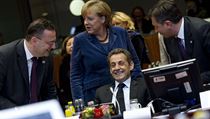 Czech PM Petr Nečas (left) with Angela Merkel and Nicolas Sarkozy (seated) Czech PM Petr Nečas (left) with Angela Merkel and Nicolas Sarkozy (seated)