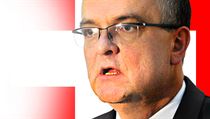 Ministr financí Miroslav Kalousek říká, že právníci jeho úřadu teď připravují civilní žalobu, kterou by se Česká republika připojila ke švýcarskému trestnímu řízení. Ministr financí Miroslav Kalousek říká, že právníci jeho úřadu teď připravují civilní žalobu, kterou by se Česká republika připojila ke švýcarskému trestnímu řízení.
