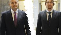 Vztahy mezi Pavlem Habartou (vlevo), pověřeným řízením Správy železniční dopravní cesty, a ministrem dopravy Pavlem Dobešem jsou údajně napjaté. | na serveru Lidovky.cz | aktuální zprávy Vztahy mezi Pavlem Habartou (vlevo), pověřeným řízením Správy železniční dopravní cesty, a ministrem dopravy Pavlem Dobešem jsou údajně napjaté. | na serveru Lidovky.cz | aktuální zprávy