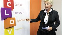 Zuzana Roithová announcing her plan to stand for the presidency and unveiling her campaign message Zuzana Roithová announcing her plan to stand for the presidency and unveiling her campaign message