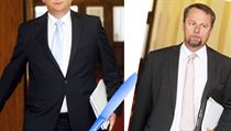 Martin Říman (vpravo) je považován za příznivce Václava Klause. Martin Říman (vpravo) je považován za příznivce Václava Klause.