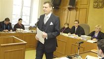MP Vít Bárta, stripped of his immunity to prosecution, in court on Monday MP Vít Bárta, stripped of his immunity to prosecution, in court on Monday