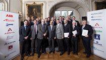 Areva managers and bosses of Czech suppliers at the signing of the memoranda of understanding Areva managers and bosses of Czech suppliers at the signing of the memoranda of understanding