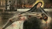 Bohuslav Reynek, Pieta za zahradou,1949. Bohuslav Reynek, Pieta za zahradou,1949.
