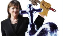 Alena Vitásková is poised to take hold of the tap but is awaiting an analysis of current Czech water services regulation before taking the next official steps to take over responsibility for the sector Alena Vitásková is poised to take hold of the tap but is awaiting an analysis of current Czech water services regulation before taking the next official steps to take over responsibility for the sector