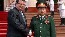 Alexandr Vondra (left) meeting with his Vietnamese counterpart Gen. Phung Quang Thanh Alexandr Vondra (left) meeting with his Vietnamese counterpart Gen. Phung Quang Thanh