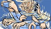 Homo informaticus interruptus se pod vlivem všudypřítomných technologií mění v jiný druh. Homo informaticus interruptus se pod vlivem všudypřítomných technologií mění v jiný druh.