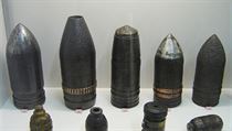 Historic artillery pieces from Czech military museum Historic artillery pieces from Czech military museum
