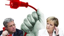Německá kancléřka Angela Merkelová 16. května odvolala ministra životního prostředí Norberta Röttgena (CDU). Záminkou byla drtivá porážka CDU ve volbách 14. května v největší spolkové zemi Severním Porýní-Vestfálsku. Skutečným důvodem však „energetická c Německá kancléřka Angela Merkelová 16. května odvolala ministra životního prostředí Norberta Röttgena (CDU). Záminkou byla drtivá porážka CDU ve volbách 14. května v největší spolkové zemi Severním Porýní-Vestfálsku. Skutečným důvodem však „energetická c