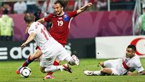 Mezi úspěchem a neúspěchem vede hranice o tloušťce jednoho gólu, v případe zápasu Polsko - Česko (0:1) gólu Petra Jiráčka. Mezi úspěchem a neúspěchem vede hranice o tloušťce jednoho gólu, v případe zápasu Polsko - Česko (0:1) gólu Petra Jiráčka.