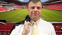 Václav Slavíček si na koupi firmy, jejímž prostřednictvím ovládne stadion v Edenu, dle svých slov zčásti půjčil. Odvážný muž. Václav Slavíček si na koupi firmy, jejímž prostřednictvím ovládne stadion v Edenu, dle svých slov zčásti půjčil. Odvážný muž.