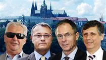 Kandidáti na úřad hlavy státu by měli „velká“, pro tuto zemi životně důležitá témata nastolit a přimět „politiky všedního dne“, aby se jim začali intenzivně věnovat, byť to nebude populární. Miloš Zeman, Vladimír Dlouhý, Jan Švejnar či Jan Fischer pro ve Kandidáti na úřad hlavy státu by měli „velká“, pro tuto zemi životně důležitá témata nastolit a přimět „politiky všedního dne“, aby se jim začali intenzivně věnovat, byť to nebude populární. Miloš Zeman, Vladimír Dlouhý, Jan Švejnar či Jan Fischer pro ve