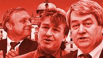 Stanou se z čelních představitelů KSČM ministři? Zleva Miloslav Ransdorf, Jiří Dolejš a Vojtěch Filip. Stanou se z čelních představitelů KSČM ministři? Zleva Miloslav Ransdorf, Jiří Dolejš a Vojtěch Filip.