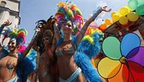 Průvod v rámci letošního festivalu Prague Pride. Průvod v rámci letošního festivalu Prague Pride.