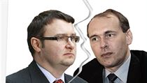 Pavel Drobil (vlevo) a Libor Michálek. Pavel Drobil (vlevo) a Libor Michálek.