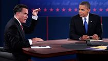 Současný americký prezident Obama se utkal potřetí v televizní diskusi se svým republikánským protivníkem Romneym 23. října na Floridě. Současný americký prezident Obama se utkal potřetí v televizní diskusi se svým republikánským protivníkem Romneym 23. října na Floridě.