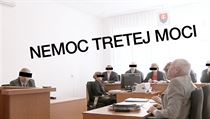 Dokumentární film Nemoc třetí moci z roku 2011 renomované slovenské režisérky Piussi o černých dírách v justici a o katastrofálním stavu vymahatelnosti práva na Slovensku se také týká svobody projevu a mezí dokumentárního filmu. Dokumentární film Nemoc třetí moci z roku 2011 renomované slovenské režisérky Piussi o černých dírách v justici a o katastrofálním stavu vymahatelnosti práva na Slovensku se také týká svobody projevu a mezí dokumentárního filmu.