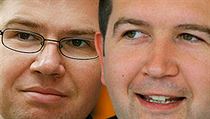 Jiří Pospíšil (vlevo, ODS) a Jan Hamáček (ČSSD). Jiří Pospíšil (vlevo, ODS) a Jan Hamáček (ČSSD).