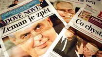 Před novinářskými názory na nového prezidenta České republiky se nedalo utéci. Před novinářskými názory na nového prezidenta České republiky se nedalo utéci.