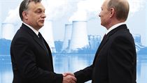Viktor Orbán a Vladimir Putin se kvůli jaderné energetice sešli na konci ledna v Moskvě. Viktor Orbán a Vladimir Putin se kvůli jaderné energetice sešli na konci ledna v Moskvě.