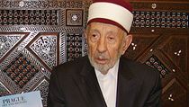 Šajch Muhammad Saíd Bútí na snímku z července 2012. Šajch Muhammad Saíd Bútí na snímku z července 2012.