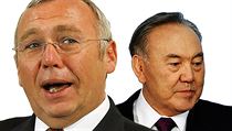 Mezi klienty Alfreda Gusenbauera (vlevo) je i kazažský prezident Nursultan Nazarbajev. Mezi klienty Alfreda Gusenbauera (vlevo) je i kazažský prezident Nursultan Nazarbajev.