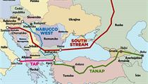 Plyn z kaspického regionu se na unijní trh zanedlouho přece jenom dostane, ovšem nikoli plynovodem Nabucco West. Azerský plyn skrze plynovod TAP napomůže energetické diverzifikaci Řecka a Itálie. Plyn z kaspického regionu se na unijní trh zanedlouho přece jenom dostane, ovšem nikoli plynovodem Nabucco West. Azerský plyn skrze plynovod TAP napomůže energetické diverzifikaci Řecka a Itálie.