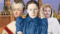 Tři z žen Kremlu: Kateřina Veliká, Naděžda Krupská a Ljudmila Putinová. Tři z žen Kremlu: Kateřina Veliká, Naděžda Krupská a Ljudmila Putinová.