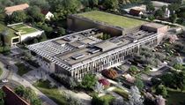 Výzkumné středisko Extreme Light Infrastructure (ELI Beamlines) má vyrůst v Dolních Břežanech a jeho součástí bude v roce 2016 i nejmodernější krátkopulsní laser na světě. Výzkumné středisko Extreme Light Infrastructure (ELI Beamlines) má vyrůst v Dolních Břežanech a jeho součástí bude v roce 2016 i nejmodernější krátkopulsní laser na světě.