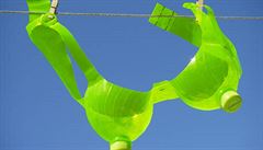 Richterová has been sculpting the widely available PET bottles into ‘PET-ART’ since 2004 Richterová has been sculpting the widely available PET bottles into ‘PET-ART’ since 2004