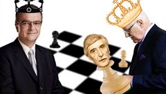 Není od věci zamyšlení, jaké politické šachy začali hrát dva tuzemští velmistři: Miroslav Kalousek a Václav Klaus. Ministr školství Josef Dobeš či jeho personalista Ladislav Bátora by pak byli jen pěšáky promyšlené hry... Není od věci zamyšlení, jaké politické šachy začali hrát dva tuzemští velmistři: Miroslav Kalousek a Václav Klaus. Ministr školství Josef Dobeš či jeho personalista Ladislav Bátora by pak byli jen pěšáky promyšlené hry...