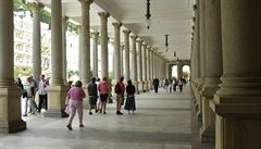 Supporters would like to see the Peter the Great statue sited at the end of Karlovy Vary's Mlýnská colonnade Supporters would like to see the Peter the Great statue sited at the end of Karlovy Vary's Mlýnská colonnade